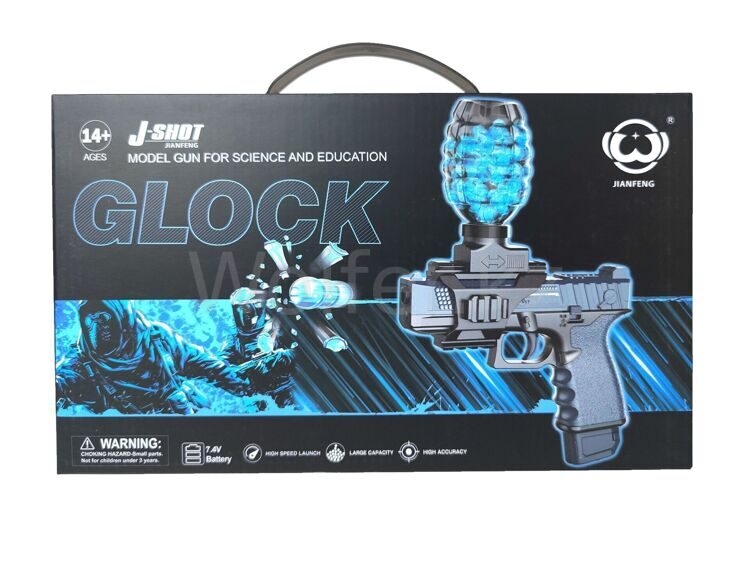 Орбиз пистолет J-shot Glock, синий