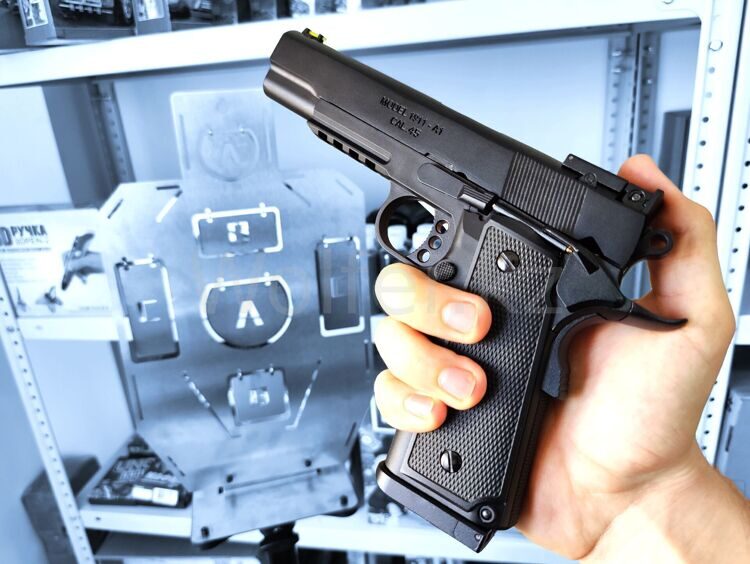 Орбиз Пистолет Colt M1911, черный, металл