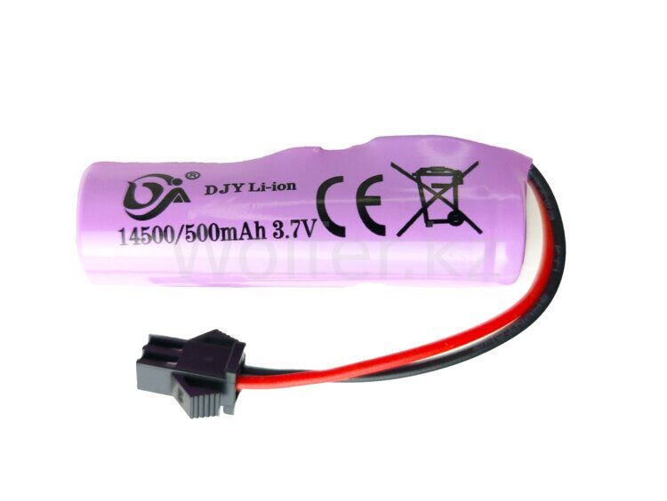 Аккумулятор Li-ion 14500/500mah 3.7V 2pin, литий-ионный