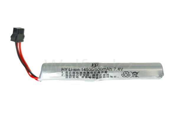 Аккумулятор Li-ion 14500/500mah 7.4V 4pin, литий-ионный